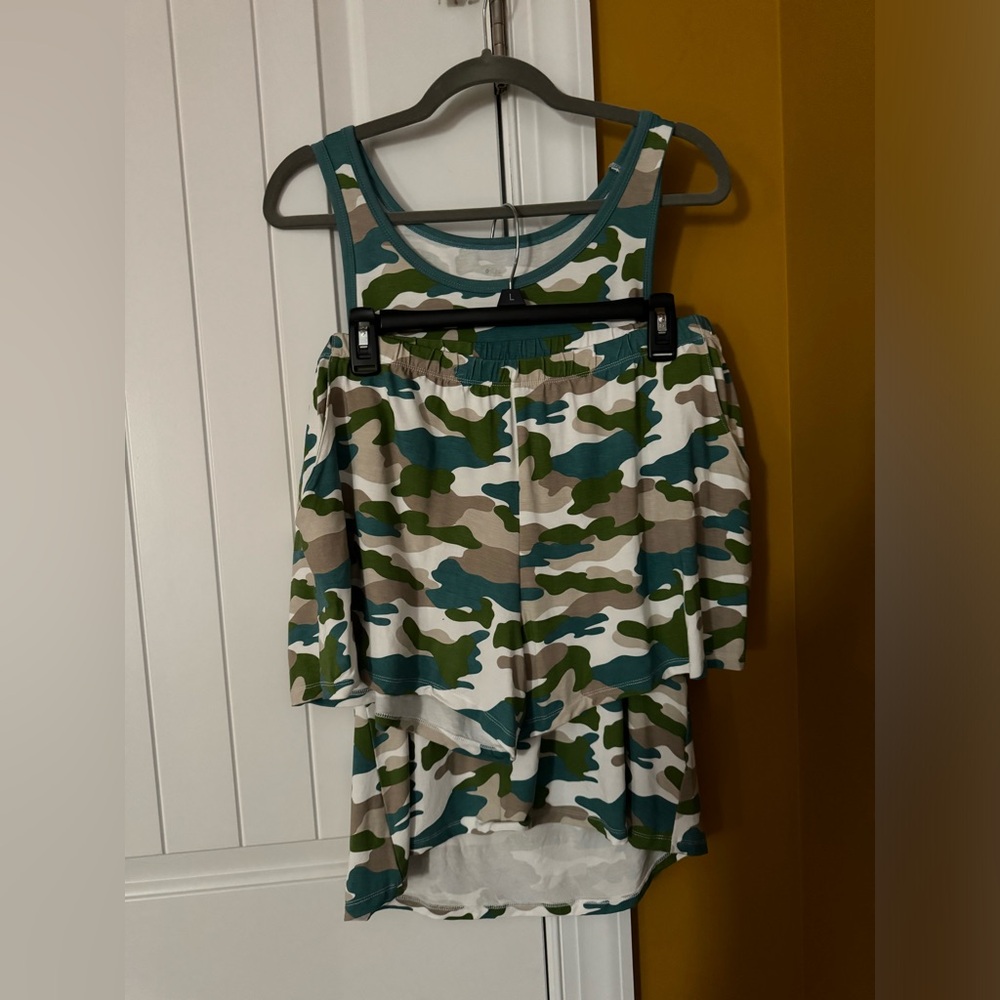 Kyte baby Womens tank & short set in camo